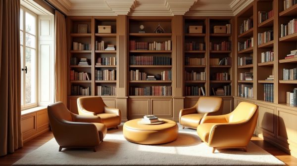 Personnaliser votre bibliothèque murale sur mesure pour un style unique